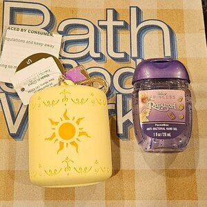 Rapunzel Lantern DISNEY PocketBac Sanitizer Holder Bath & Body Works W Sanitizer